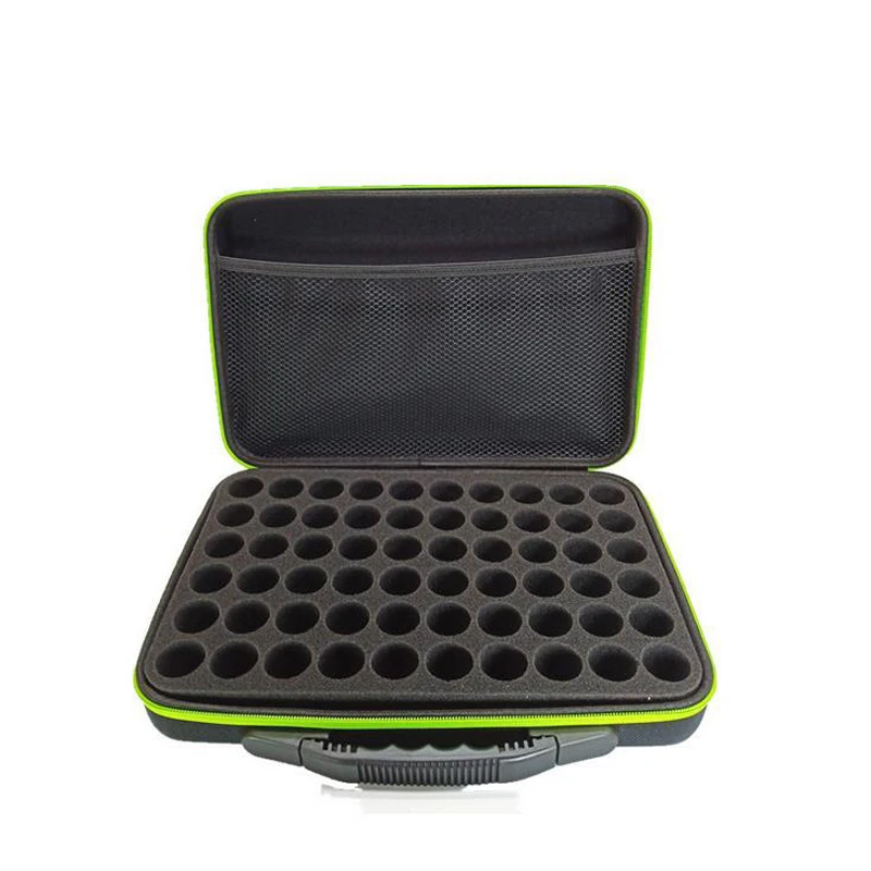 

60 Compartments Essential Oil Storage Bag Portable Travel Essential Oil Bottle Organizer Women Perfume Oil Collecting Case