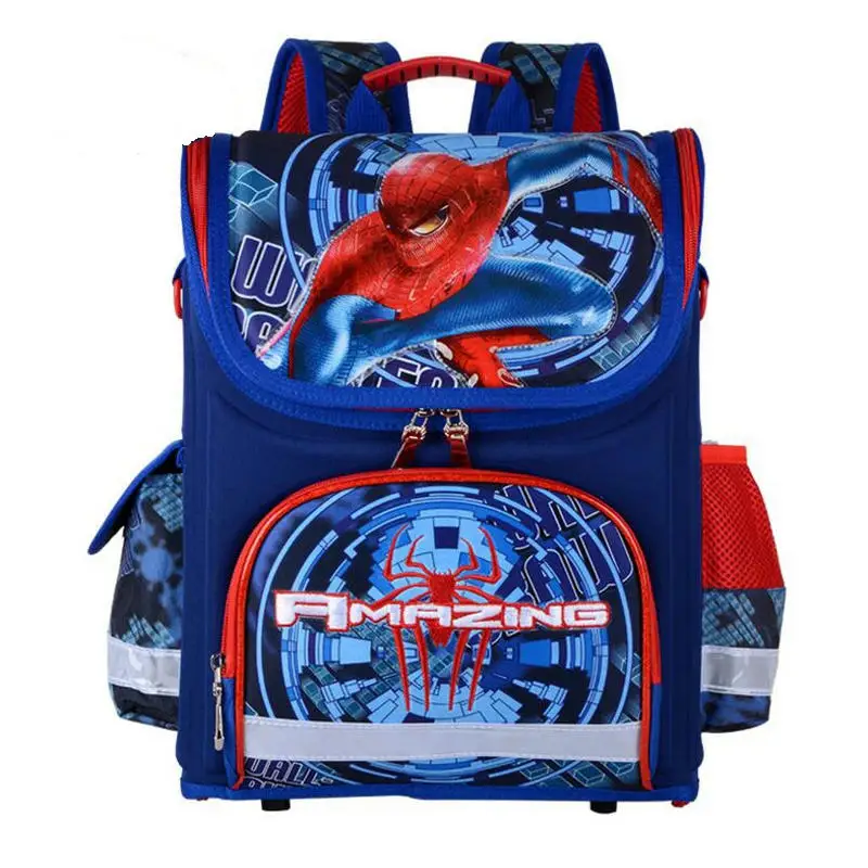 

New Children School Bags For Boys Orthopedic Waterproof Backpacks Child Boy Spiderman Book bag Satchel Knapsack Mochila escolar