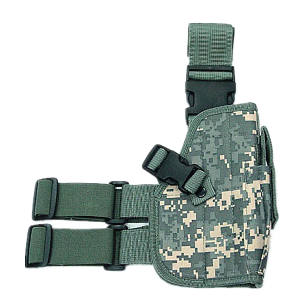 Buy SWAT Drop Leg Pistol Holster Airsoft Digital ACU Camo revolver holsters