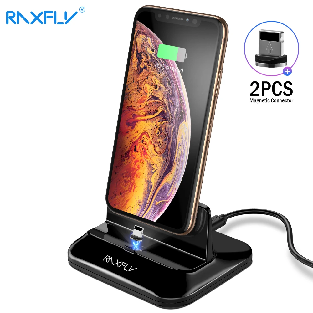 Desktop Charger For iPhone XS Max XR X Bracket 2 in 1 Charger