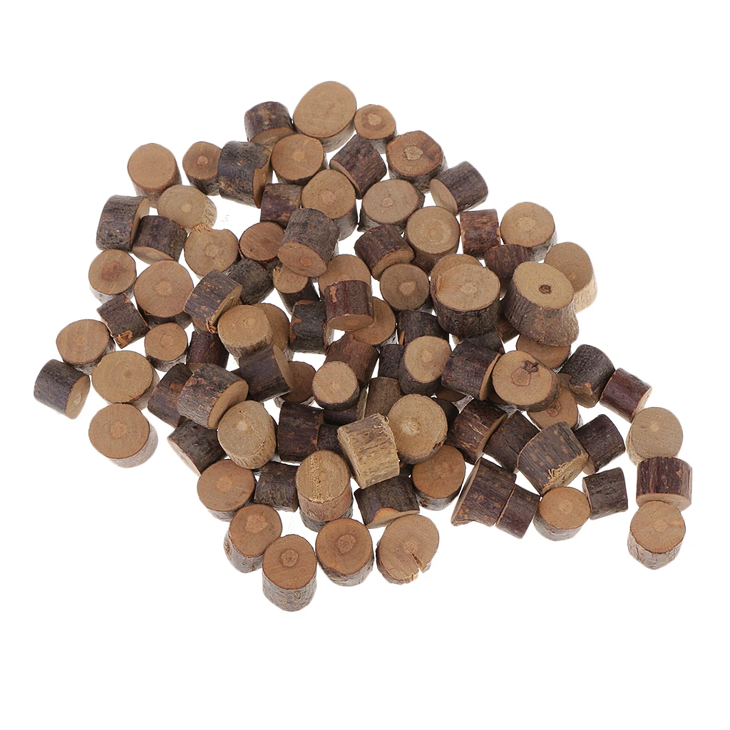 Assorted Sizes Rustic Wood Log Slices Discs Cutout Circle Semicircle Wood Disks Crafts Paint Decor For Wedding DIY Decorations