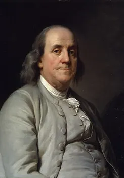 

Artist Hand-painted Original Oil Painting 20x24iin on Canvas : Benjamin Franklin .