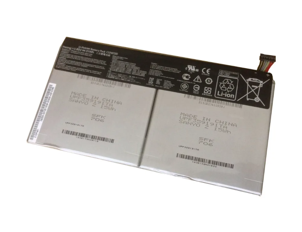 Outecc Replacement C12N1320 Battery for ASUS [3.8V 31Wh] T100TA Transformer Book Tablet | Электроника
