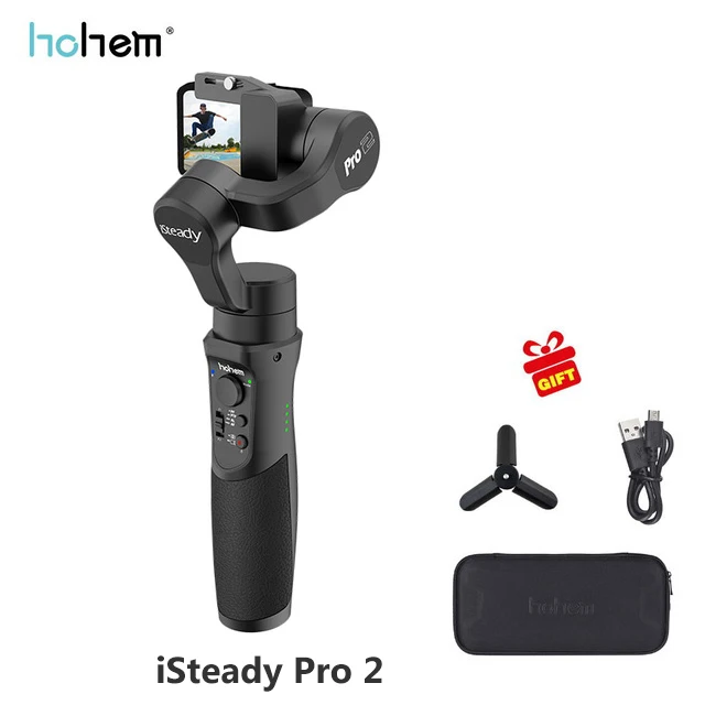 Go pro Gimbal Hohem iSteady Pro 2 ручной Стабилизатор Steadycam для GoPro Hero 7 6 Yi 4K SJCAM DJI Osmo Action gopro аксессуары - Цвет: Pro 2 Standard box