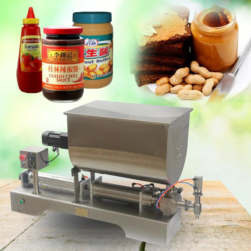 filling machine for paste 60L hopper 1