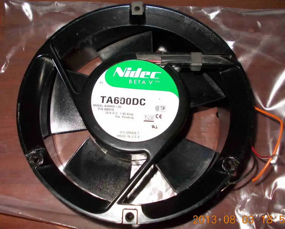 

Original Nidec TA600DC A34453-33  12V 1.85A 17050 170MM Computer super cooling fan