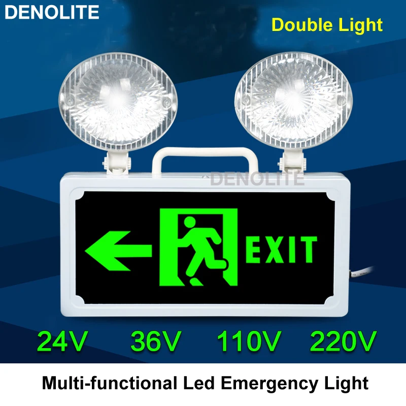Safety Exit Evacuation Indication Led Fire Emergency Light Multi