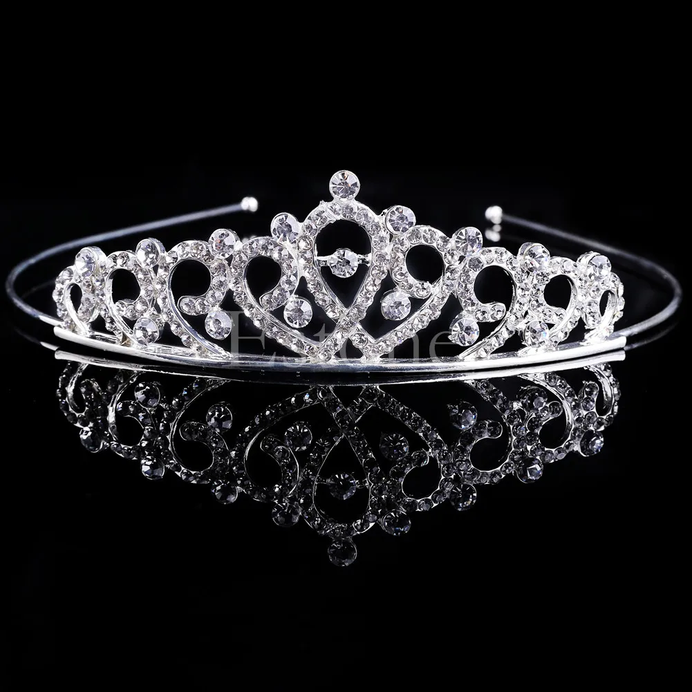 

Drop&Wholesale Hot Crystal Rhinestone Princess Wedding Bridal Pageant Prom Tiara Crown APR28