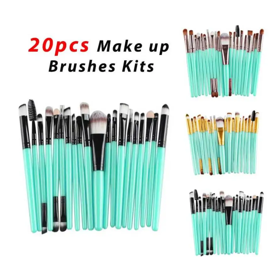 

MAANGE 20pcs Makeup Brush Set tools Make-up Toiletry Kit Wool Make Up Brush Set Drop shipping makeup brushes pinceaux maquillage
