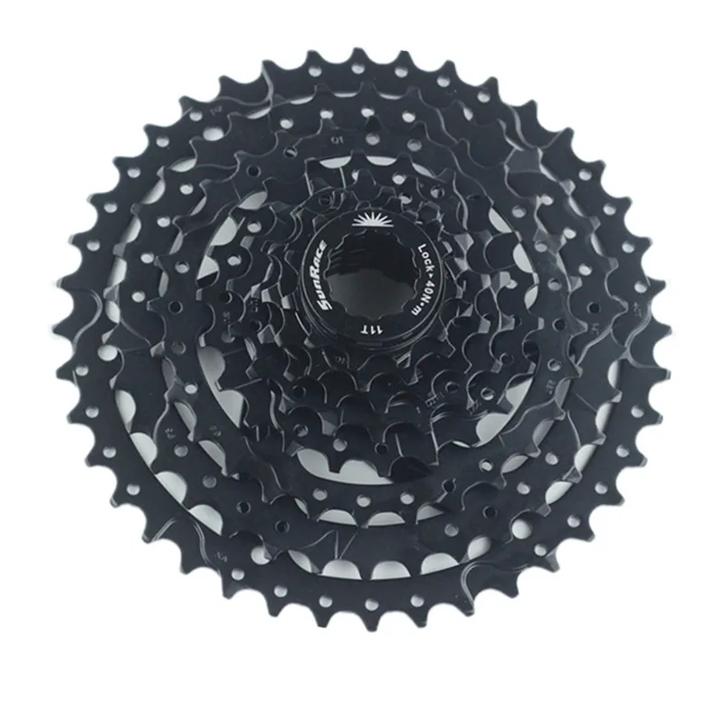 Велосипедная кассета Sunrace CSM680 8 скоростей 11 40T черная/серебристая для Shimano SRAM