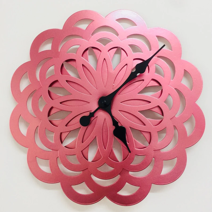 

Large 3D Wall Clock Modern Design Metal Accessories Nordic Brief Unique Watch Wall Clocks Home Decor Silent 14 inch