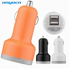 original dual USB car charger For iphone 4 5 6 samsung lenovo xiaomi mobile cell phone