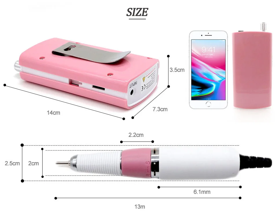 Brocas elétricas p manicure e acessórios