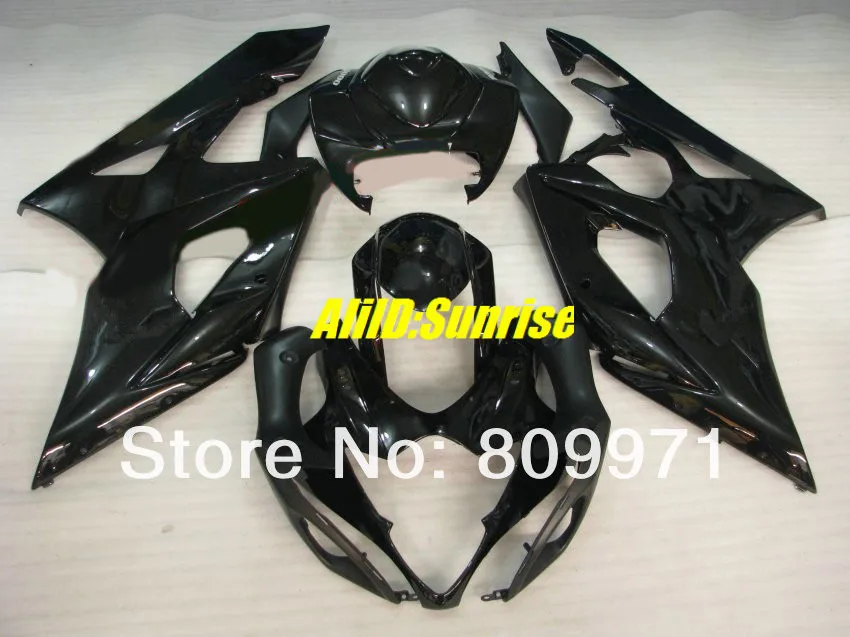 

S416 TOP Whole gloss black Fairing kit for SUZUKI GSXR1000 2005 2006 GSX-R1000 GSXR1000 K5 05 06 Injection mold Fairings set