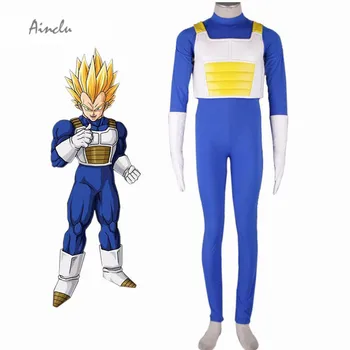 

Ainclu Top Selling Vegata Costume Dragon Ball Kai Vegeta Halloween Cosplay Costume Men Costume Kid and Adult Halloween Costumes