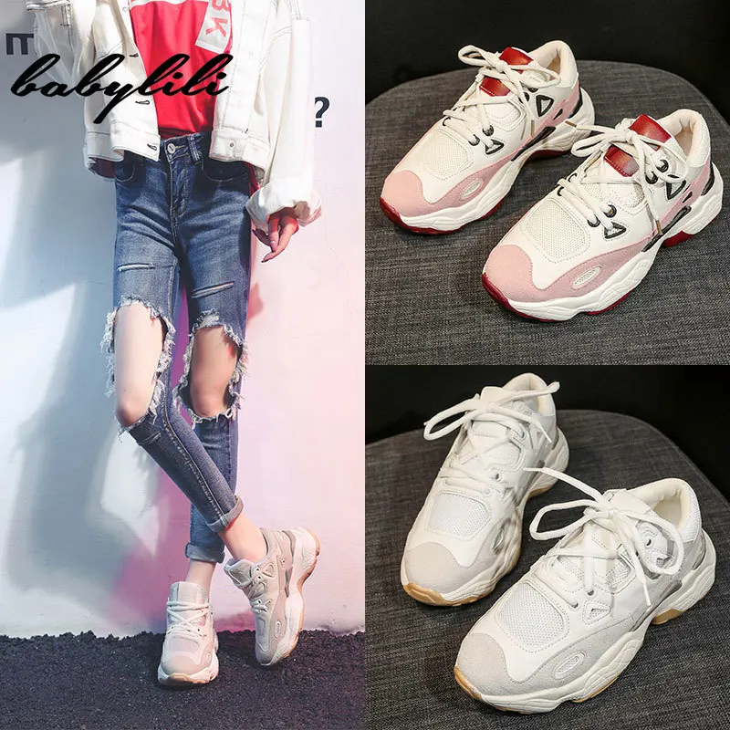 

Sneakers for Women 2019 Fashion Casual Women Sneaker Comfortable Breathable Female Platform Wedge Sneakers Women Vulcanize Shoes