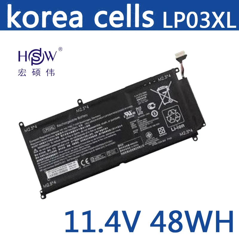 

Original LP03XL Battery for HP HSTNN-DB6X,HSTNN-DB7C,LP03048XL,TPN-C121,TPN-C122,TPN-C124 FOR Envy 15 FOR ENVY M6-P series