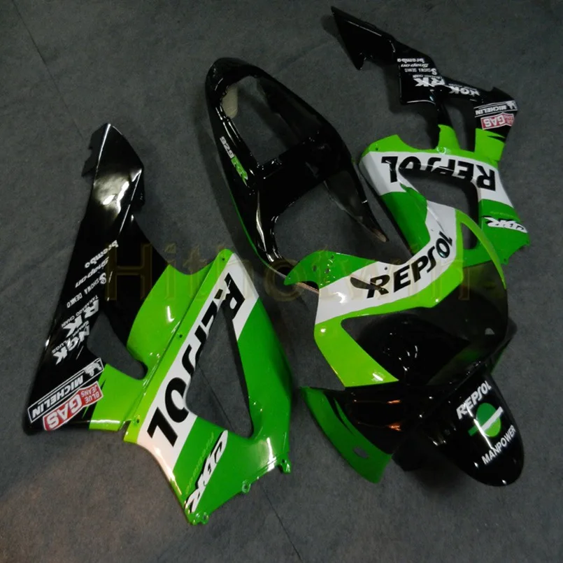 Custom motorcycle Fairings for CBR929RR 2000-2001 CBR 929 RR 00 01 ABS plastic kit+Botls+Injection mold green M2 | Автомобили и