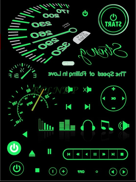 

Waterproof Temporary Tattoo Sticker luminous lighting AUTO LOGOS tatto stickers flash tatoo fake tattoos for men women