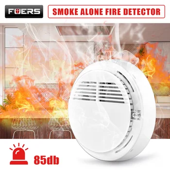 

85dB Voice Independent Smoke Detector Portable High Sensitive Stable Fire Alarm alone Sensor alarm Wireless Home Smoke Sensor