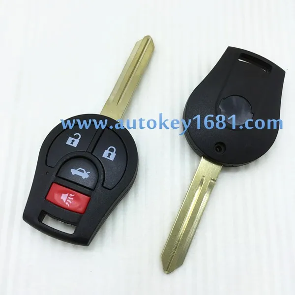 Ключи для Nissan 3+ 1 кнопки Дистанционное управление 315 мГц с 7936(ID46) чипа режиссерский лезвие