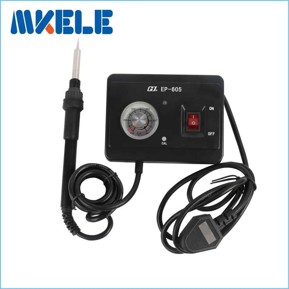 

2018 New 50W 220V EP Series Adjustable Temperature Soldering Station EP-605 Electric Iron Welding Soldering Repair Tools