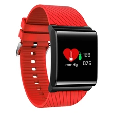 Умный Браслет кровяное Кислородное давление монитор сердечного ритма 0,95 ''сенсорный экран водонепроницаемый смарт-браслет на запястье толчок сообщение браслет