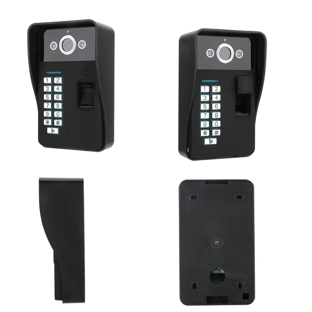 Fingerprint Recognition RFID Password Video Door Phone Intercom Doorbell 2