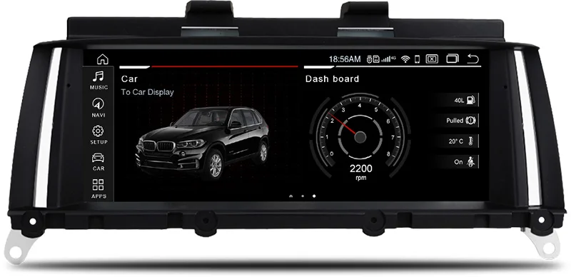 Discount New ID7 Android 9.0 4+32GB Car DVD for BMW X3 F25 X4 F26 2011-2017 GPS Radio BT USB SD AUX WIFI Audio Video Stereo Mirror Link 1