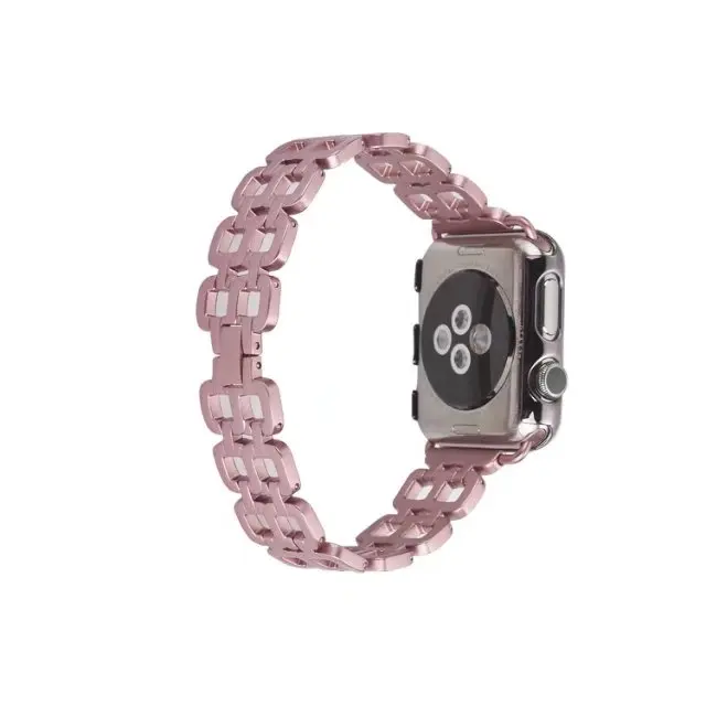 Luxury    for apple watch band iWatch strap accessories watch parts watch band bracelet Metal Stainless Steel (5)