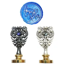 Привет, собака индивидуальная восковая печать штамп Металл Дракон ручка сургуч комплект печатей Подарочный винный набор посылка Свадебные Приглашения конверт