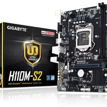 Gigabyte GA H110M S2 M-ATX Intel H110/DDR4/двойные каналы/SSD/32G/USB3.0/STAT3.0/New/Can поддержка i7 7700K cpu/LGA 1151