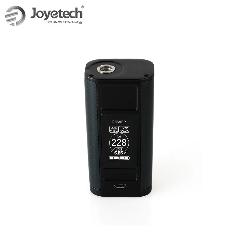 Оригинальная электронная сигарета Joyetech cuboid Tap TC Mod 228 Вт с oled дисплеем питание от