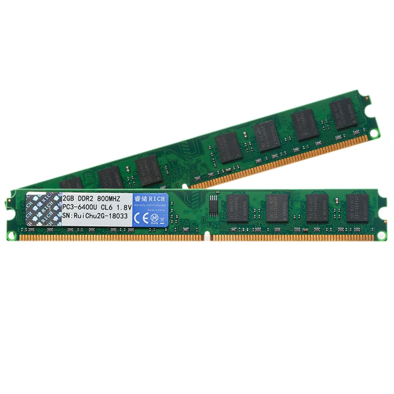 HOT-RUICHU DDR2 2G 800mhz 1,8 V 240Pin ram память для рабочего стола