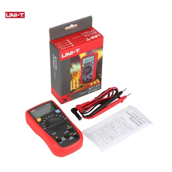 

UNIT UT136A Mini Auto Range Digital Multimeter Transistor Tester Multitester 3999 Counts Continuity Buzzer LCD Backlight