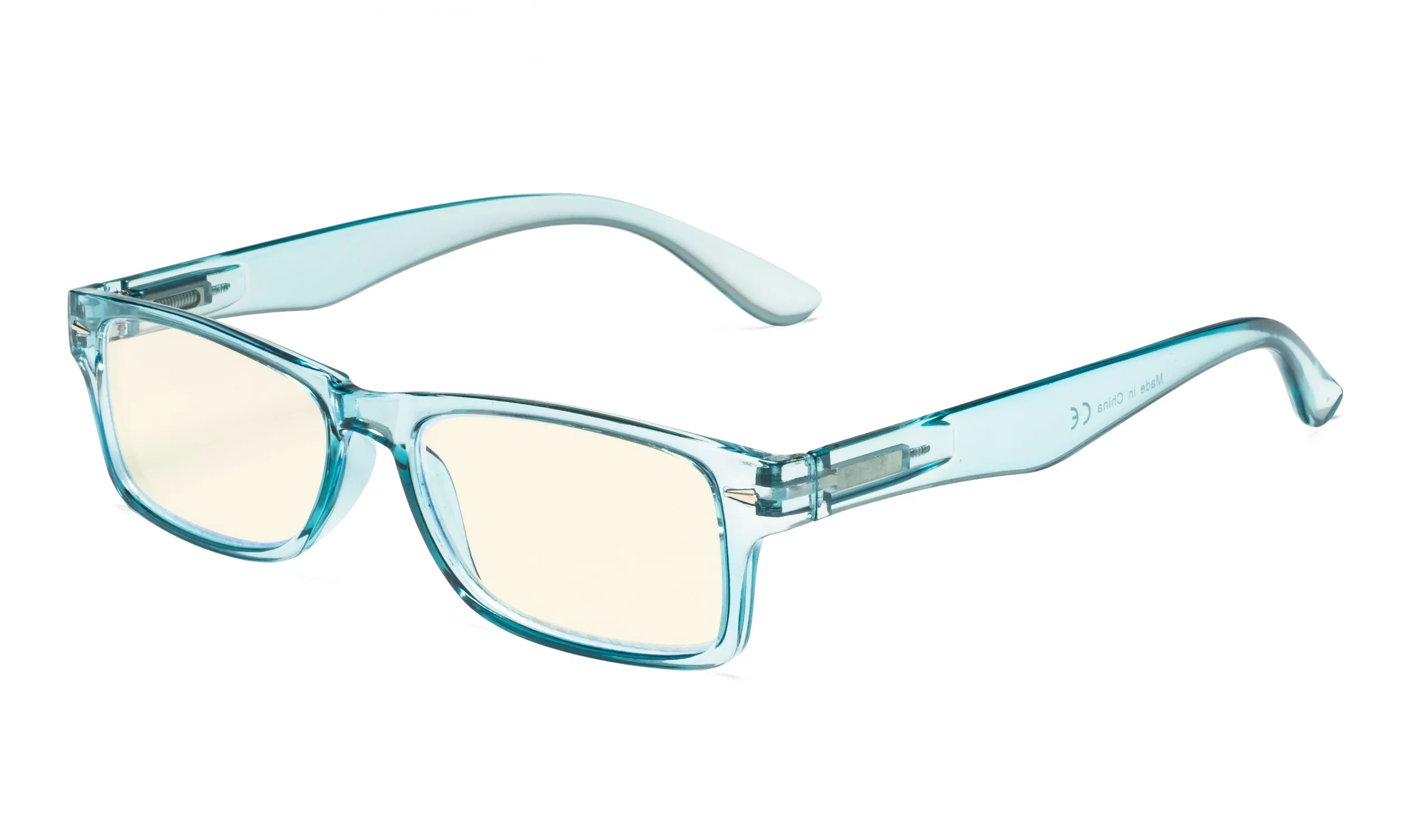 CG066 Eyekepper компьютерные читатели УФ-защита, антибликовые, анти-голубые лучи очки для чтения тонированные линзы+ 0,00-+ 4,00 - Цвет оправы: Blue