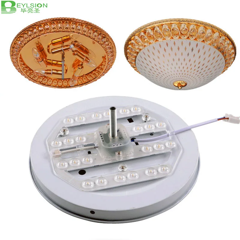 

BEYLSION NEW Led Light Panel Ceiling Lamp SMD 2835 50W 38W 24W Lampada Module Lamp LED Board Panel Circular Light FOR Ceiling