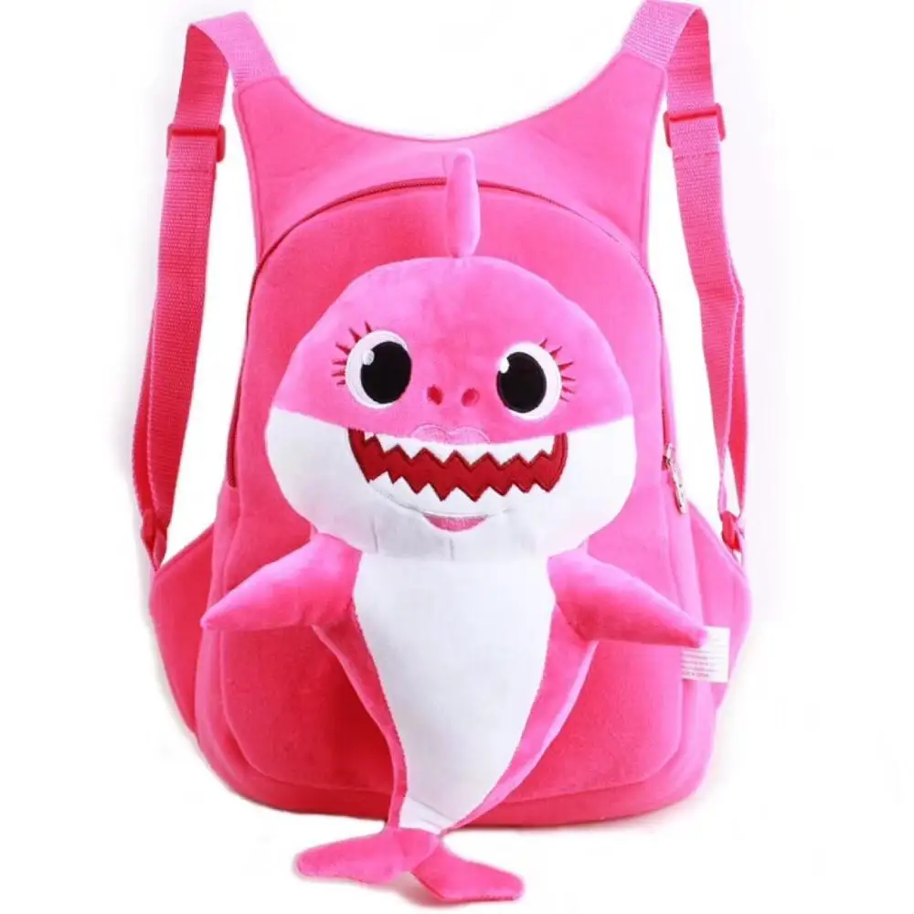 Adorable Smile Baby Plush Shark Backpack 2 4Yrs Kids Mini Animal