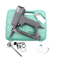 Пневматический гвоздепистолет длиннее сопло Гладкий воздушный степлер инструмент для ногтей Деревообработка украшение пластиковый корпус упаковка