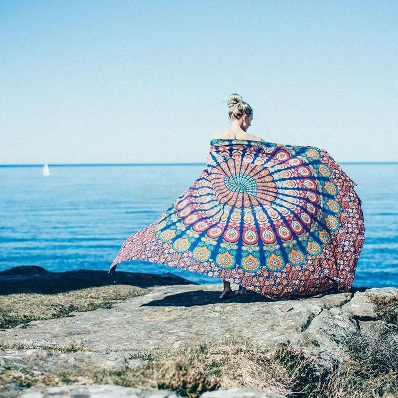 

Large Indian Mandala Tapestry Wall Hanging Home Decorative Hippies Tapestry Camping Yoga Matt Sleeping Pad Boho Mandala Tapestry