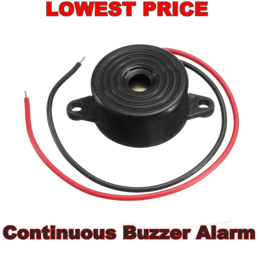 Zumbador electr/ónico de 3-24 V impresoras Zumbador de tono piezoel/éctrico de 85 a 95 decibeles Longitud del cable 100 mm Ampliamente utilizado en computadoras fotocopiadoras