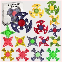 Finger Spinner Fidget ABS EDC Hand Spinner For Autism and ADHD Anxiety Stress Relief Focus Fidget Spinner cross  stars