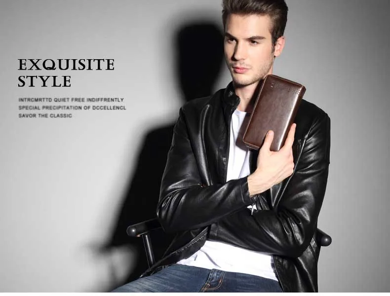 Homens Bolsa de Couro Genuíno Sacos À