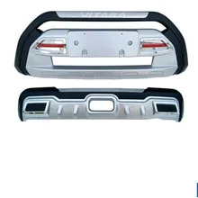 Высокое качество пластик ABS Хром Передний+ задний бампер Накладка для Suzuki Vitara- стайлинга автомобилей