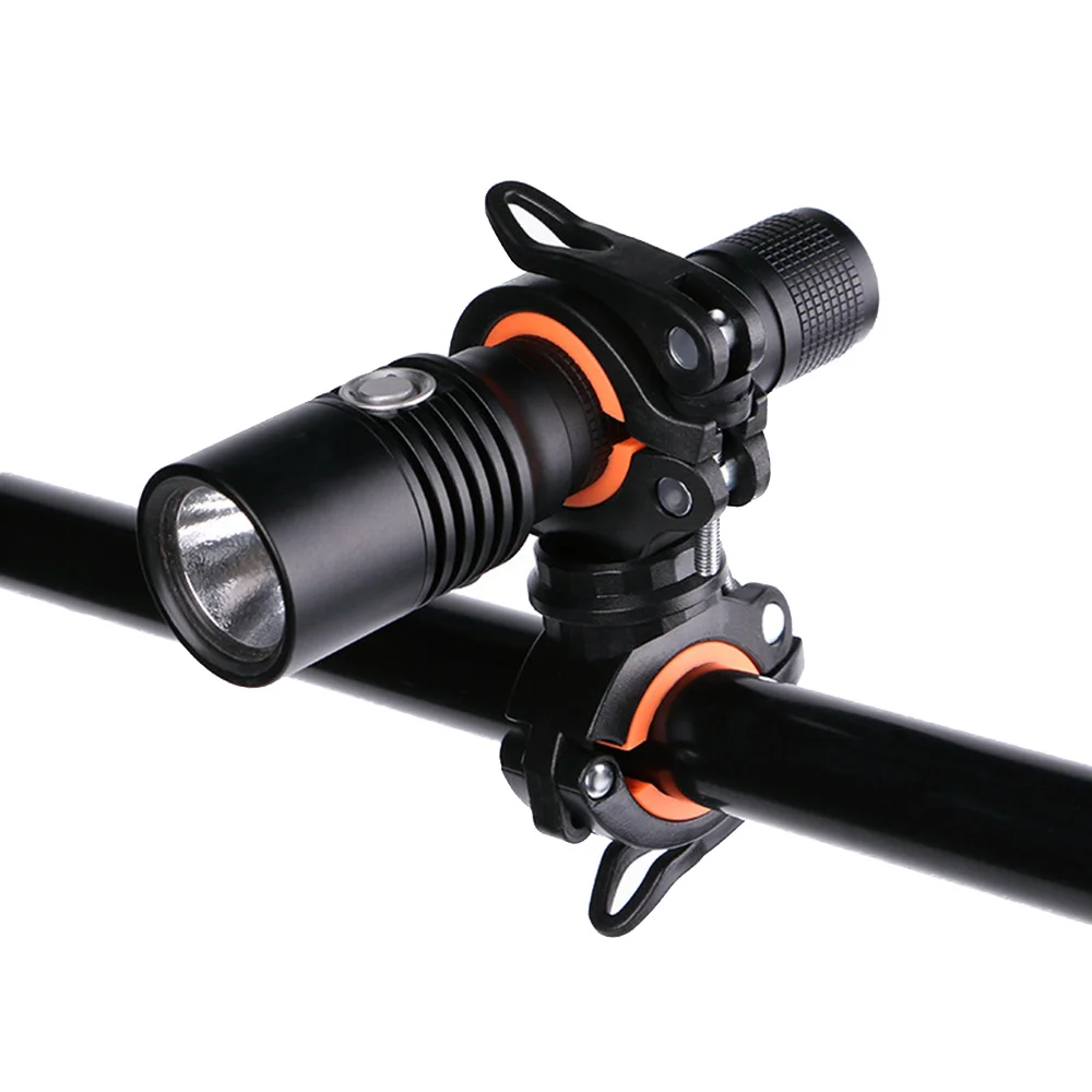 Wheel Up 360 Degree Rotation Bicycle Headlight Holder Flashlight Rack