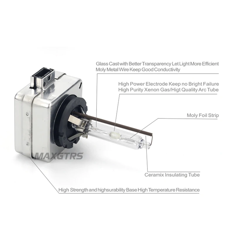 2x D2R D4S D2S ксеноновая лампа, ксеноновая лампа, металлический держатель, сменный светильник, лампа, автомобильный головной светильник ing 35 Вт 4300 К 6000 К 8000 К