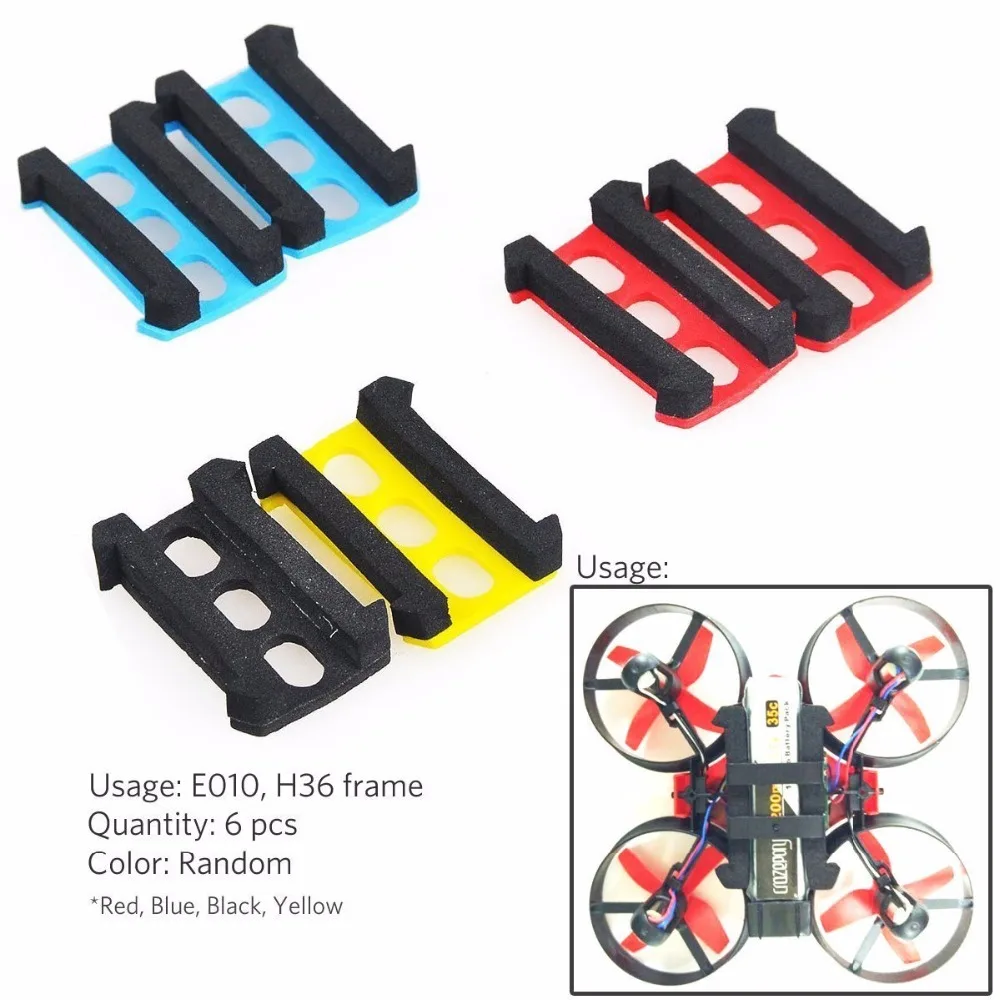 

Foam Battery Compartment Adaptors for 1S 230mah 1s 260mah battery Eachine E010 Frame Tiny Whoop
