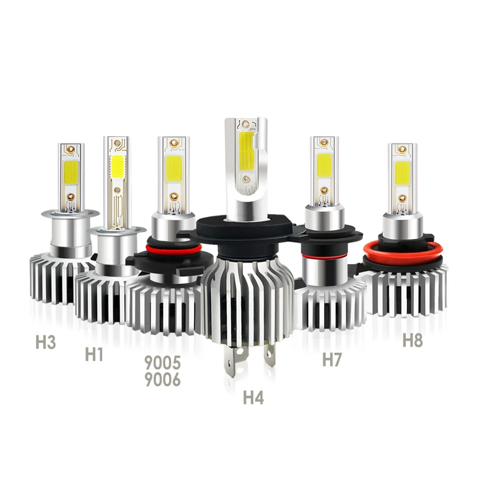 2 ampoules anti-erreur h11 60W Car LED Headlight Bulb Kit for High/Beam  Bulb fog Light 6000K White H1 H10 9006 9005 H4 H7 H8 H11 - AliExpress