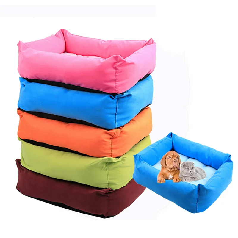 

4 Colors House Pad Cozy Nest For Small Medium Dogs Pet Supplies Dog Bed Mat Kennel Soft Cloth Puppy Cats Warm Winter Bed