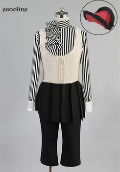 

Hot Anime Black Butler Book of Circus Dagger Uniforms Cosplay Costume Full Set+Hat Any Size Free Shipping NEW